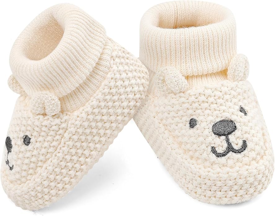 Newborn Shoes Knit Soft Baby Sock Booties - Image 7