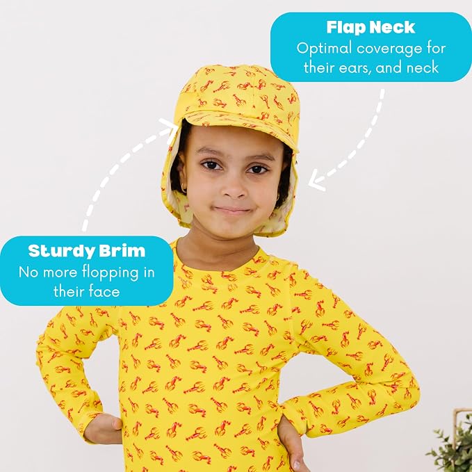 SwimZip Sun Hat with Neck Flap | UPF 50+ Protection - Image 7
