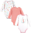 Hudson Baby Baby Girls' Cotton Long-sleeve Bodysuits 3-pack by HudsonBaby