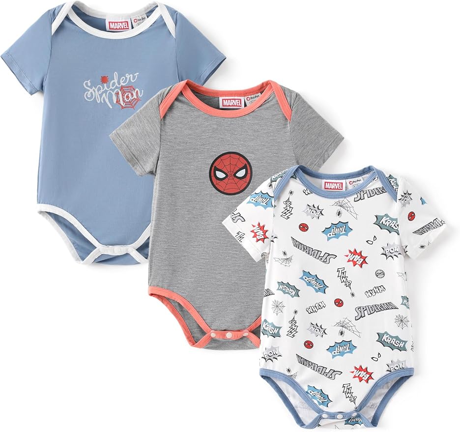 Disney Baby Viscose Made from Bamboo 3-Pack Bodysuits Set Newborn to Infant by Disney