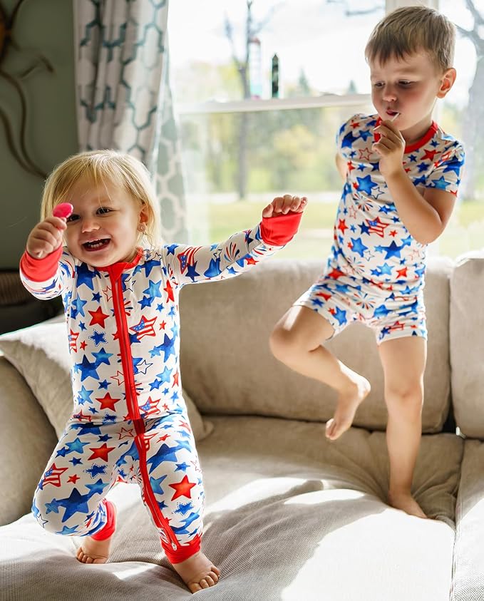 babee Reshinee Bamboo Viscose Baby Footie Pajama, Zipper Sleeper Boys Girls - Image 5