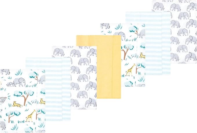 Luvable Friends Hudson Baby Flannel Burp Cloths 7pk by Luvable+Friends