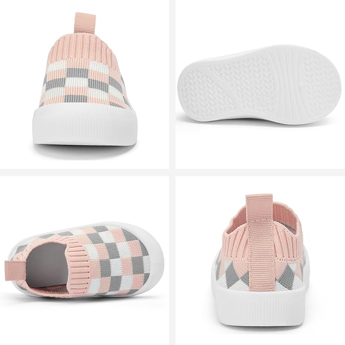 BACSAC Baby Toddler Unisex Infant Shoes Boys Girls Beige Mesh Breathable - Image 4