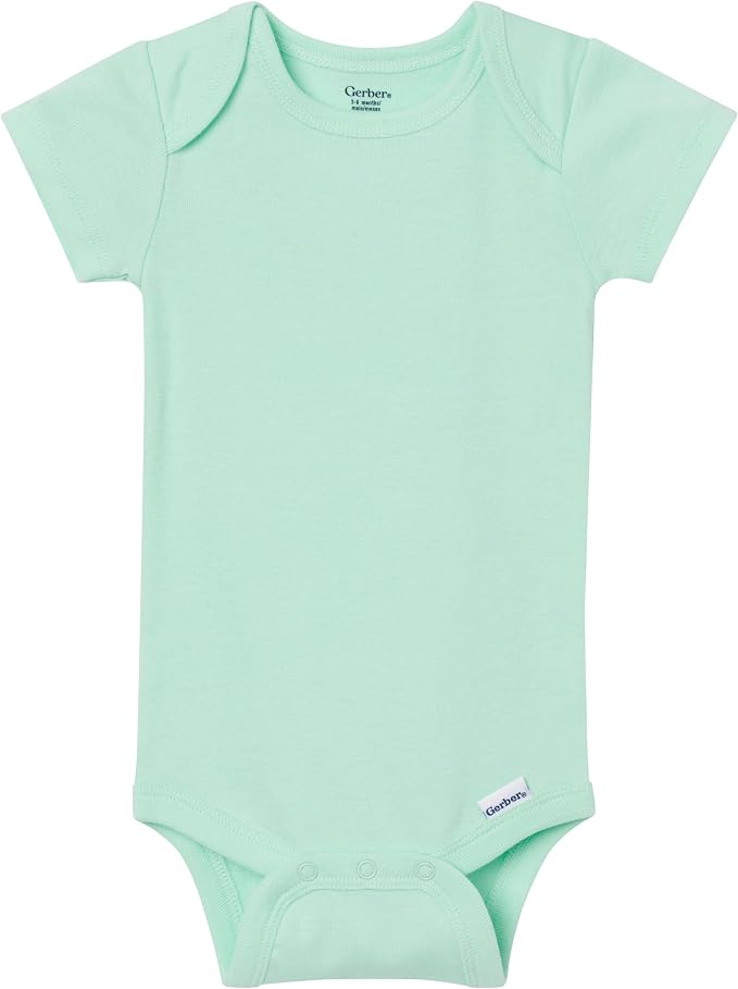 Gerber Baby Boys & Girls 5-Pack Solid Onesies Bodysuits - Image 3