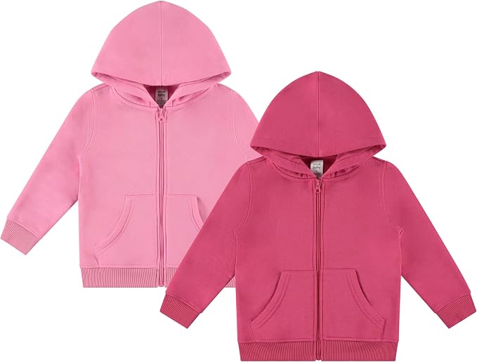 Cudlie 2-Pack Toddler Zip-Up Hoodies by Cudlie
