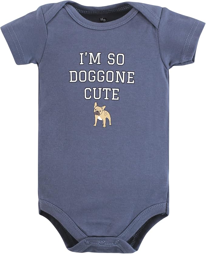 Hudson Baby Baby Boys' Cotton Bodysuits 7-pack - Image 3