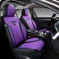 FLORICH Leather Seat Covers for Car Waterproof Front Seat Covers 2 Pack Purple Car Seat Cover Universal Driver Seat Protector for Most Cars Trucks SUV