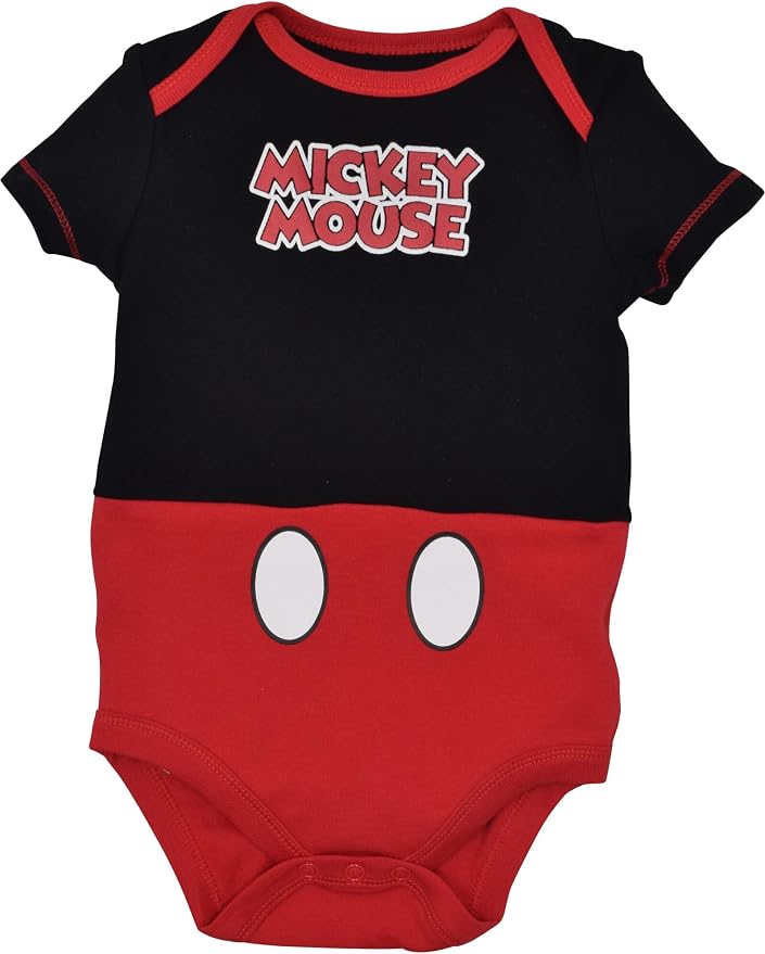 Disney Baby 5-Pack Short Sleeve Bodysuits Newborn to Infant - Image 2