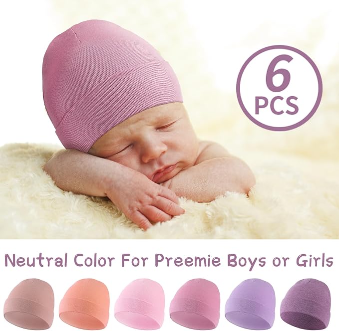 Newcotte 6 Preemie Hats - Image 3
