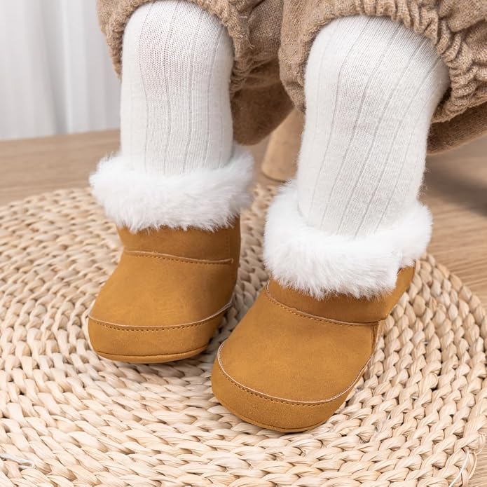 Meckior Baby Girls Cowboy Tassel Boots Side Zipper Moccasins Soft Bottom - Image 2