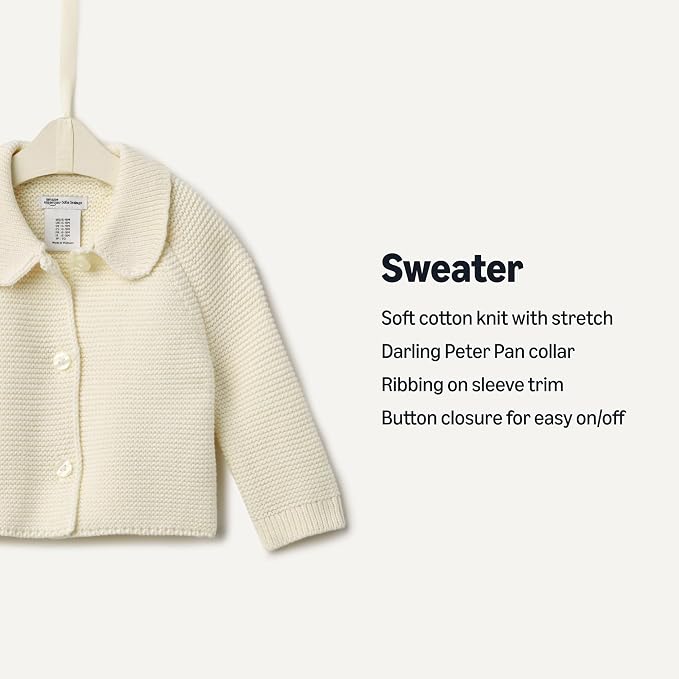 Amazon Essentials x Sofia Grainge Unisex Toddlers and Babies' Peter Pan Collar - Image 3