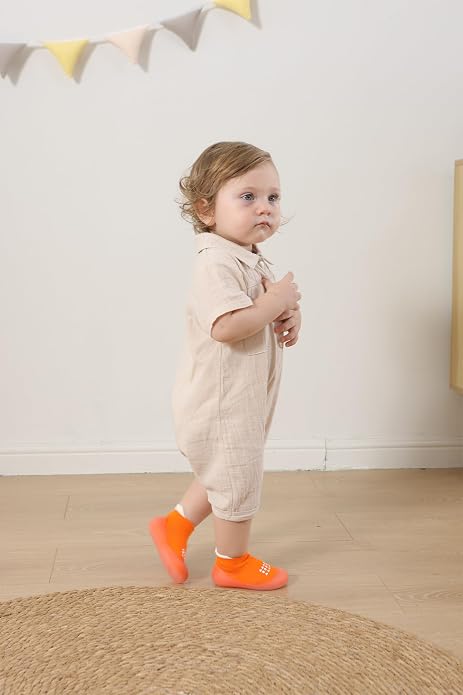 Hstyle Baby Sock Shoes Toddler Boys Walking Shoes Infant Slippers Sneakers | - Image 2