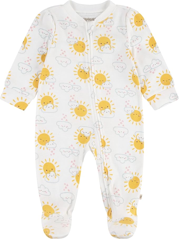 HUGGIES Baby Baby Printed Footed Coverall - Image 3