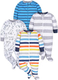 Onesies Brand Baby Boys' 4-pack Sleep 'N Play Footies by OnesiesBrand