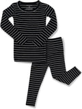 AVAUMA Stripe Pattern Baby Boys Girls Pajama Set Kids Toddler Snug fit Ribbed by AVAUMA