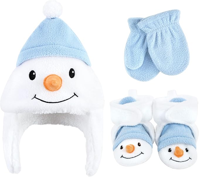 Hudson Baby Baby Hudson Baby Unisex Baby Trapper Hat, Mitten and Bootie Set by HudsonBaby