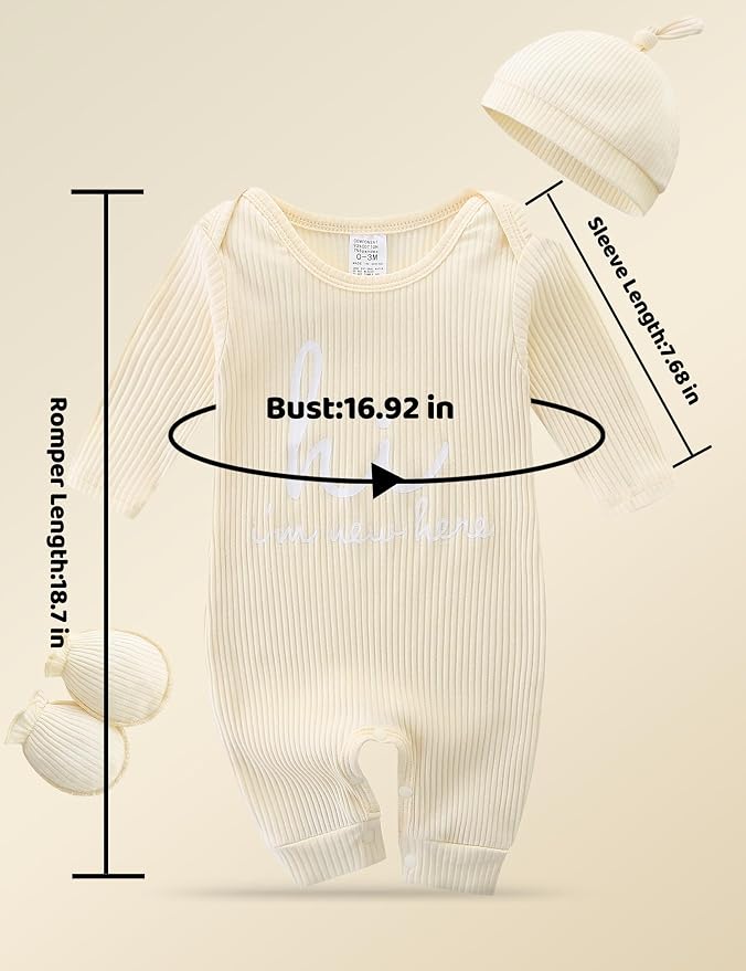 Babymine Newborn Coming Home Outfit Unisex Baby Clothes - Image 7
