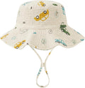 Muslin Baby Sun Hat Sun Protection Baby Toddler Bucket Hats by HONGTEYA
