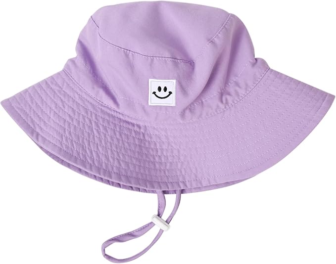 Baby Toddler Sun Hat, Kids Summer UPF 50+ Foldable Beach Bucket Hat by Bucaum