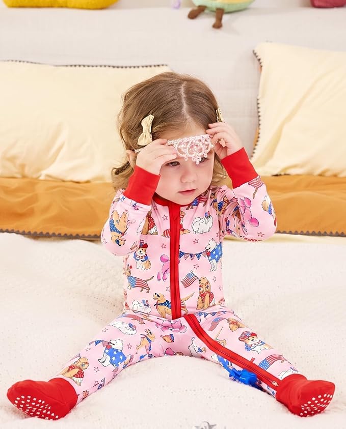 babee Reshinee Viscose derived from bamboo Baby Pajamas Convertible Footie - Image 8