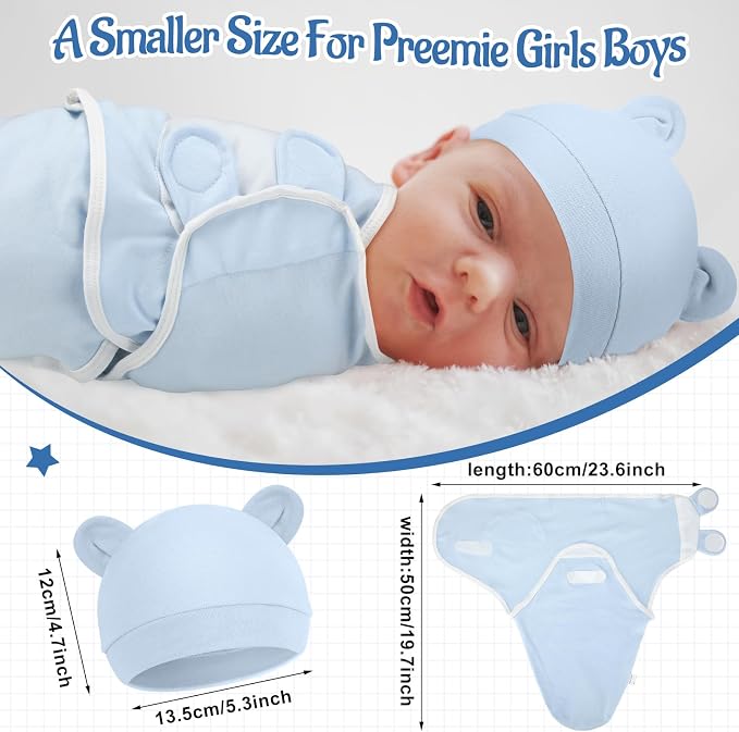 Buryeah 4 Pack Swaddle Blanket Wrap - Image 3