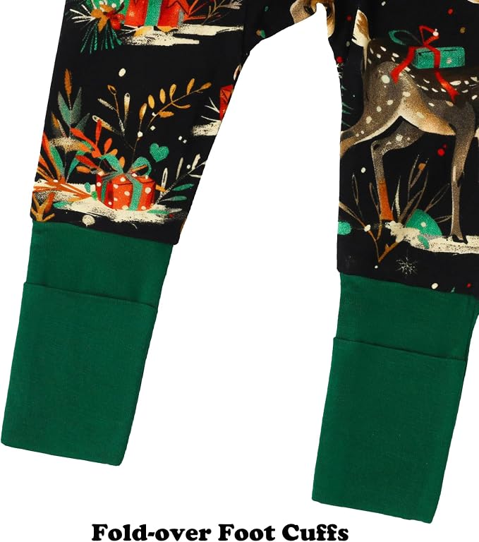Baby Viscose of Bamboo Convertible Footie Pajamas - Image 6