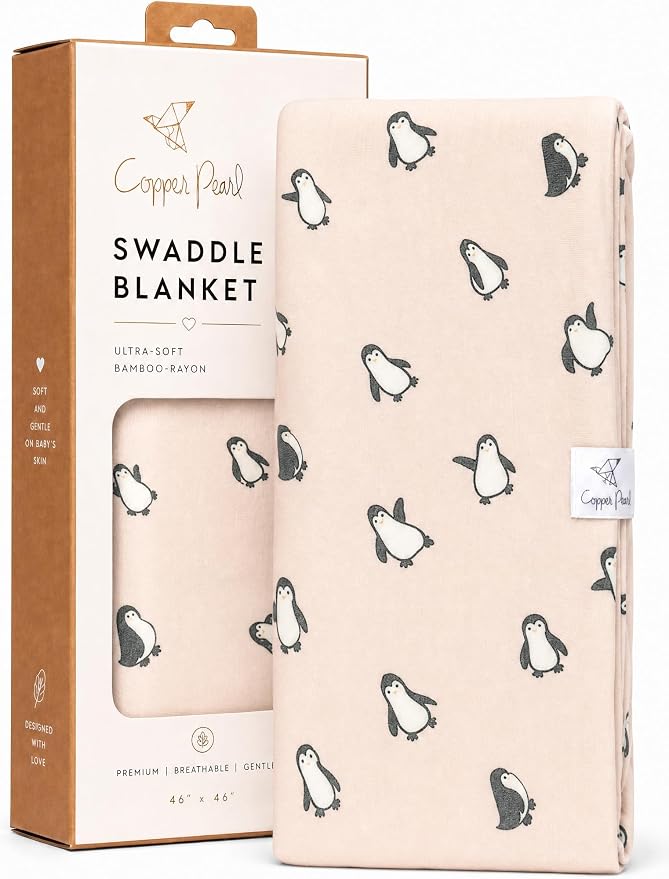 Copper Pearl Swaddle Blankets for Newborns | Soft Stretchy Receiving Blankets by CopperPearl