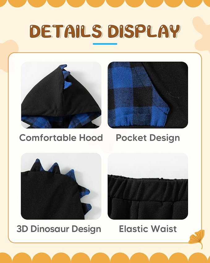 NZRVAWS Baby Boy Clothes Toddler Boy Outfit 2 3 4T 6 12 18 24 Month Fall Winter - Image 5