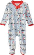 Butterblu Scout Sleep & Play 100% Organic Cotton Footed Zip Front PJs | GOTS by Butterblu