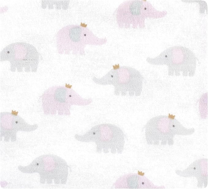 Hudson Baby Unisex Baby Cotton Poly Flannel Receiving Blankets Bundle, Lilac - Image 3