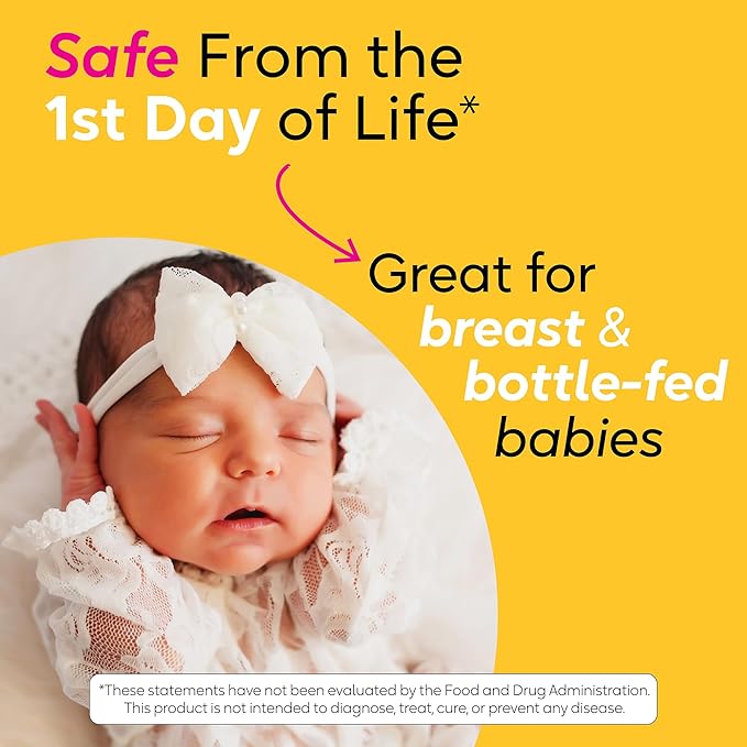 BioGaia Protectis Baby Probiotic Drops | Baby Essentials for Colic & Gas Relief | Safe for Newborns | Ease Crying, Fussing, Colic, Gas, Spit-ups & Constipation | No Dairy, Soy & Gluten | 5mL (2-Pack)