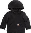 Carhartt Kid's CP8675 Long-Sleeve Full-Zip Logo Sweatshirt by Carhartt