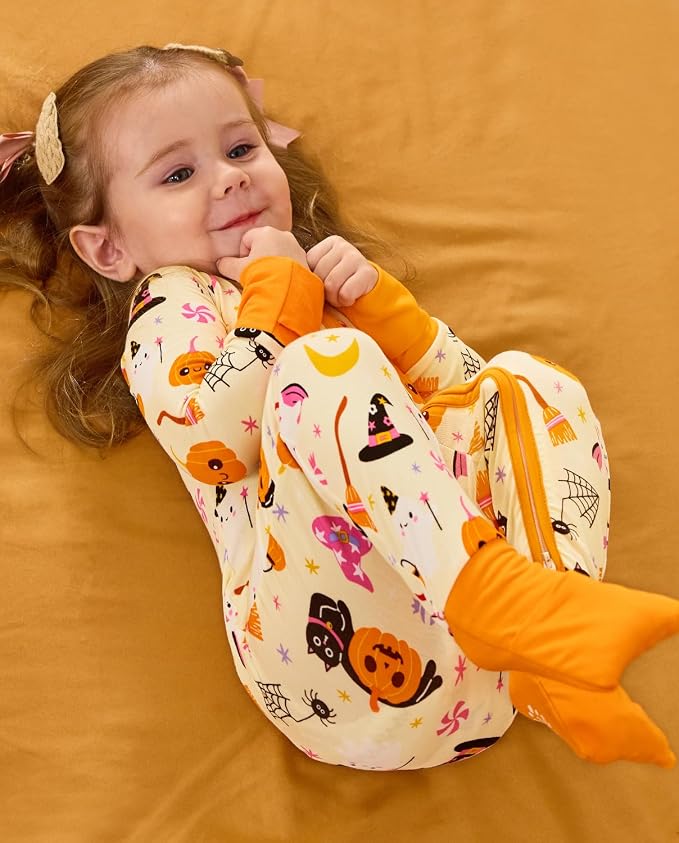 babee Reshinee Viscose derived from bamboo Baby Pajamas Convertible Footie - Image 5