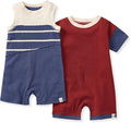 Burt's Bees Baby Baby Boys' Short Sleeve Rompers, 100% Organic Cotton One-piece by BurtsBeesBaby