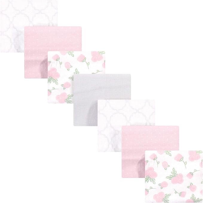 Hudson Baby Unisex Baby Cotton Flannel Receiving Blankets Bundle, One Size by HudsonBaby