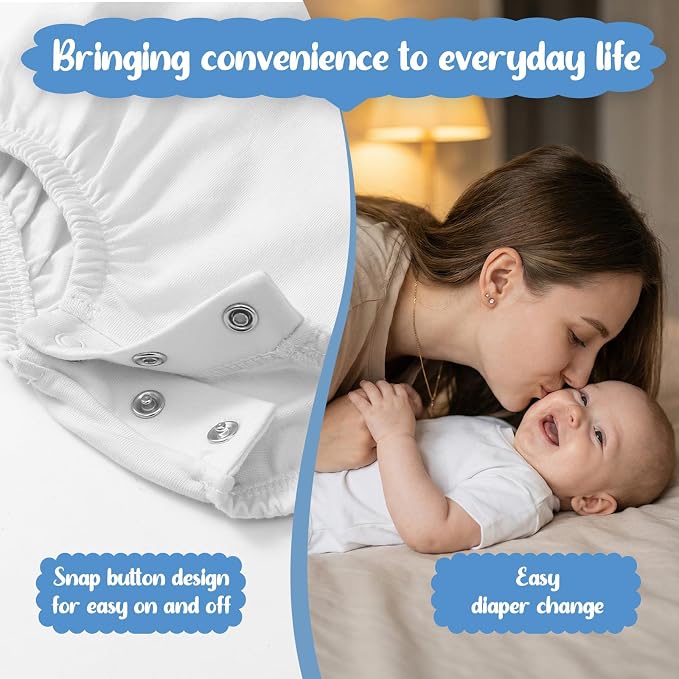 Bafeicao Baby Boy Girl Bubble Romper Infant Toddler T-Shirt Bodysuit | Organic - Image 5
