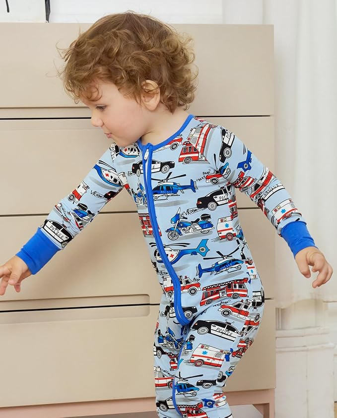 babee Reshinee Bamboo Viscose Baby Footie Pajama, Zipper Sleeper Boys Girls - Image 8