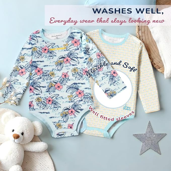 Tommy Bahama Baby 5-Piece Onesie Set - Image 3