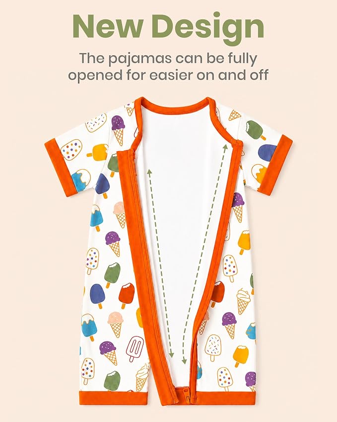 OPAWO Bamboo Sleepers for Baby Boy Pajamas Bamboo Pajamas Baby Romper 0-24M | 2 - Image 7