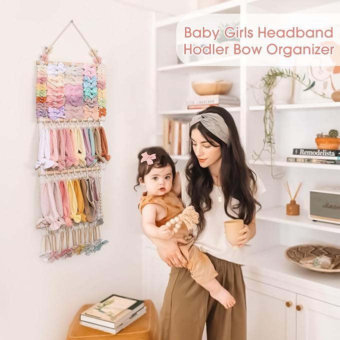 POVETIRE Headband Holder Hair Bows Organizer - Image 6