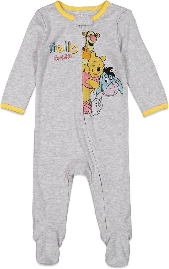 Disney Baby Boys' 2-Pack Footed One-Piece Sleep N' Play Newborn to Infant - Image 2