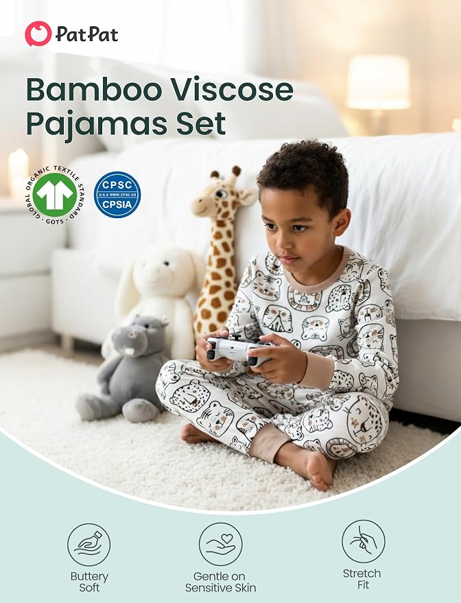 PATPAT Bamboo Viscose Pajama Set - Image 2