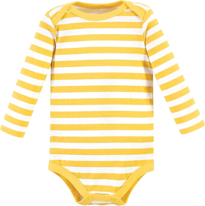 Hudson Baby baby-boys Cotton Long-sleeve Bodysuits 5-pack - Image 7