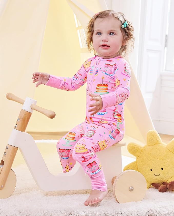 babee Reshinee Viscose Derived from Bamboo Baby Footie Pajamas Convertible - Image 6