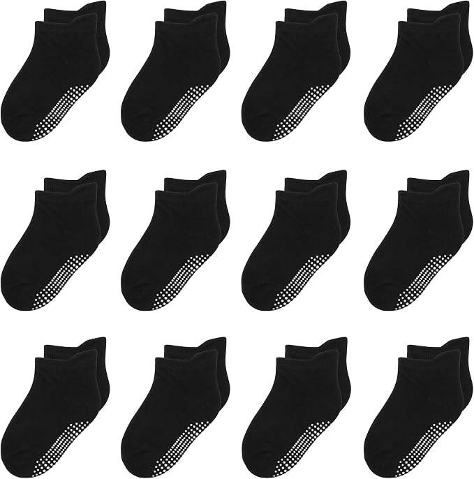 Toddler Non Slip Grip Ankle Socks by HYzgb
