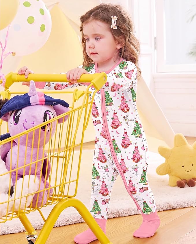 babee Reshinee Viscose derived from bamboo Baby Pajamas Convertible Footie - Image 7