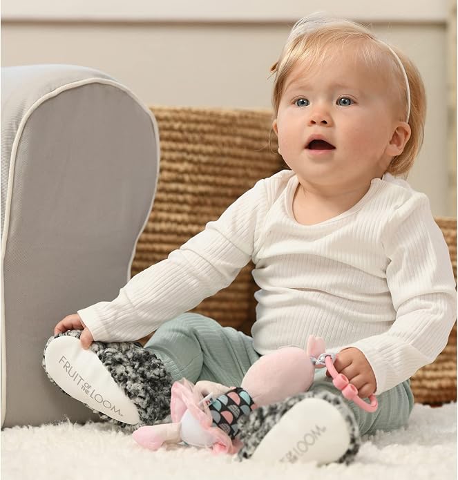 Fruit of the Loom Cozy Thermal Wrap Booties - Image 7