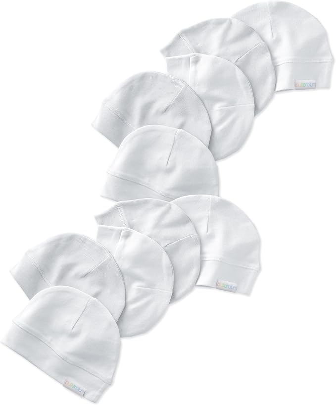 Butterblu Charlie 10-Pack Caps 100% Organic Cotton Beanie Hats | GOTS certified by Butterblu