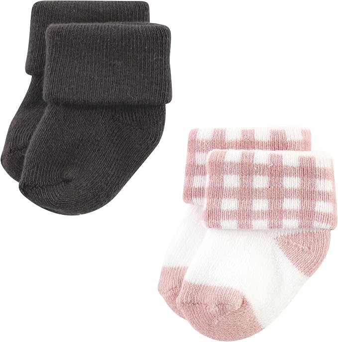 Hudson Baby Baby 8-pack Cotton Rich Newborn and Terry Socks - Image 4