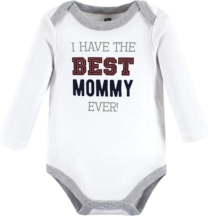 Hudson Baby baby-boys Cotton Long-sleeve Bodysuits 3-pack - Image 5